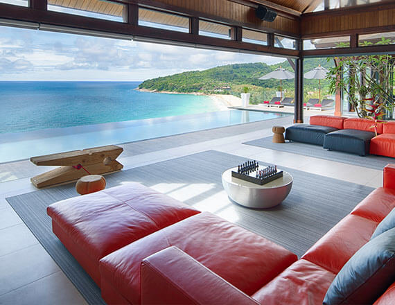 Malaiwana Villa M - Living area outlook