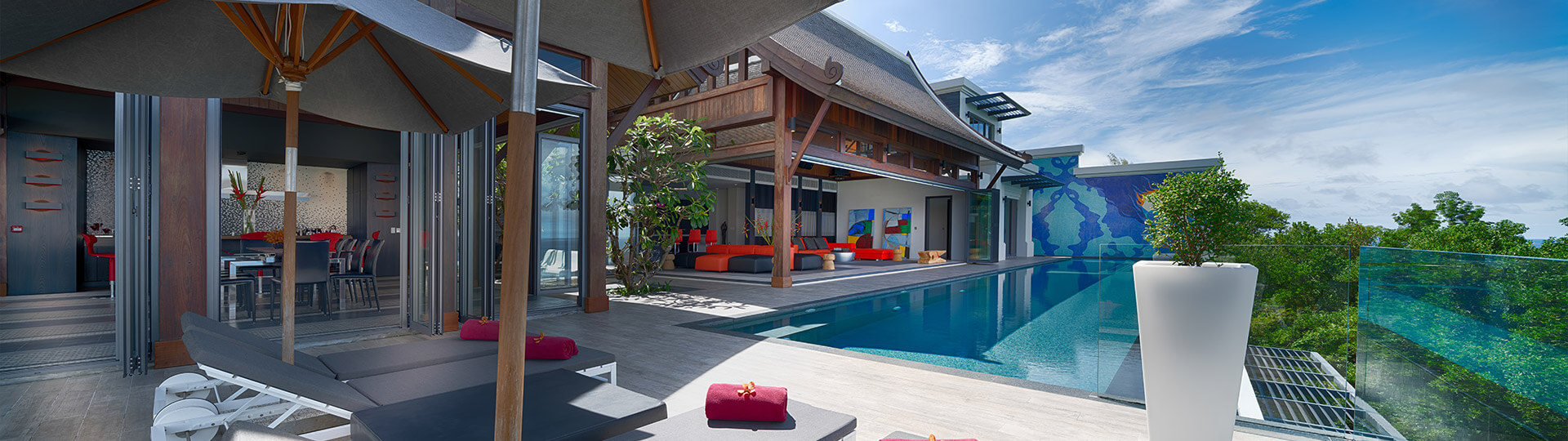 Malaiwana Villa M - Pool view