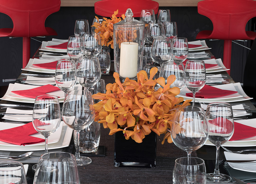 Malaiwana Villa M - Dining table setting