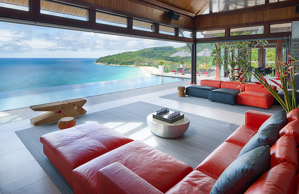 Malaiwana Villa M - Living area outlook